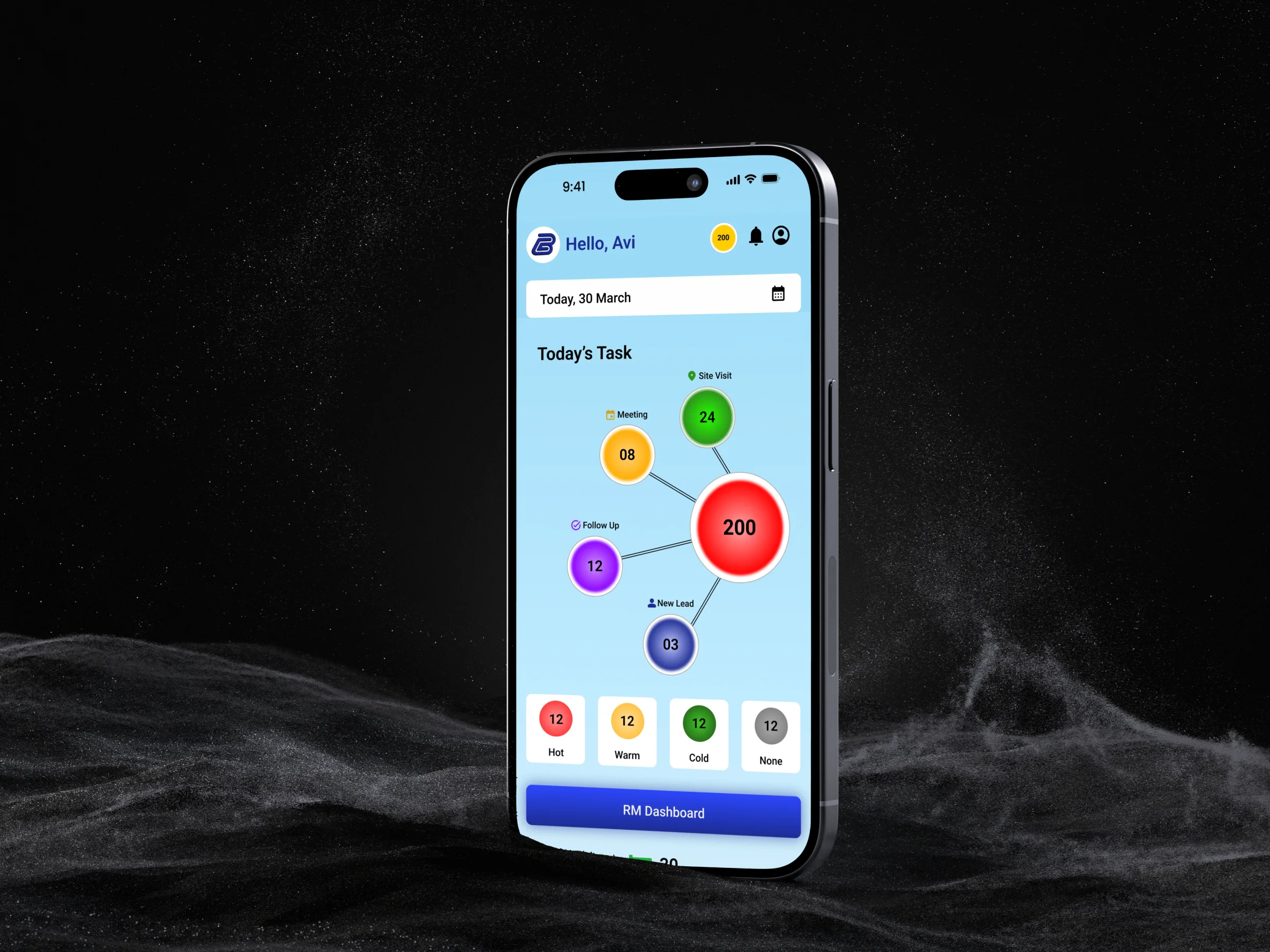 Brick Zone Prop interface — Real Estate CRM App Development
