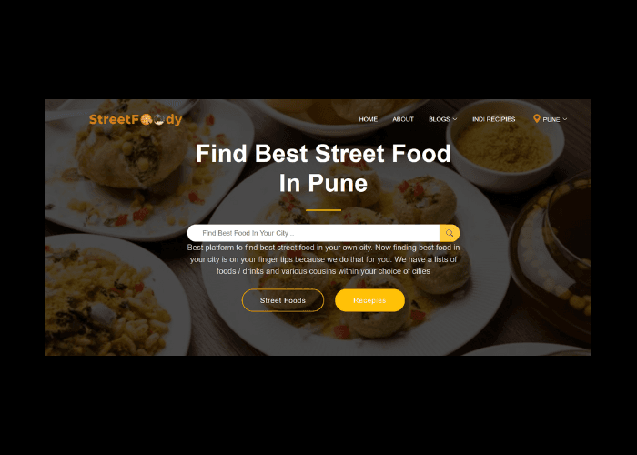 Restaurant Finding Website