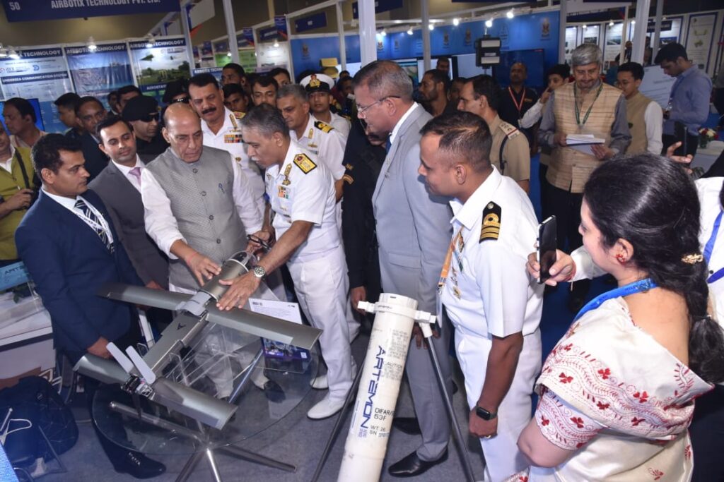 Defence Minister & Indian Navy UAV Challenge Presentation
